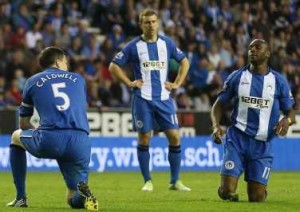 Wigan miss chance to overtake United