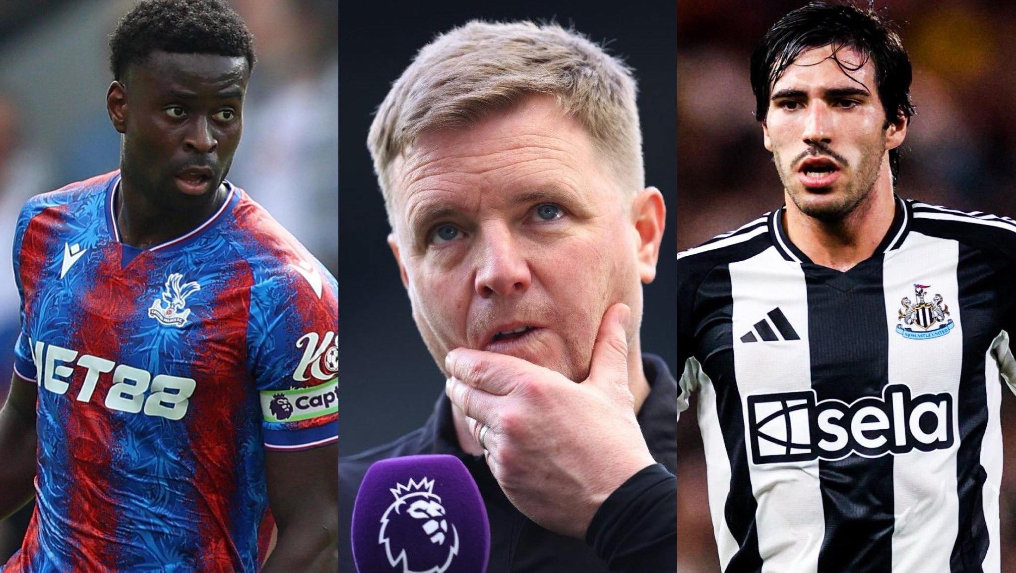 Howe responds to Marc Guehi and Sandro Tonali questions ahead of Crystal Palace clash