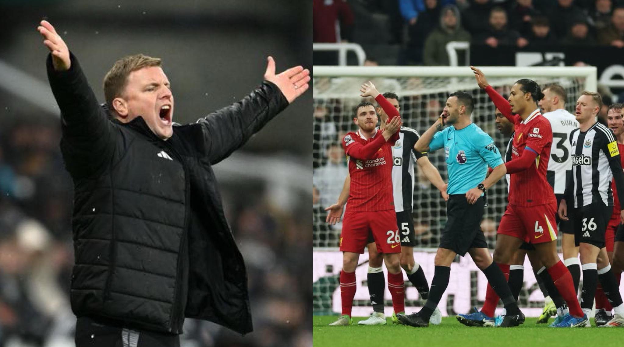 Newcastle robbed? - Howe reacts to VAR surprise and Liverpool's lucky escape