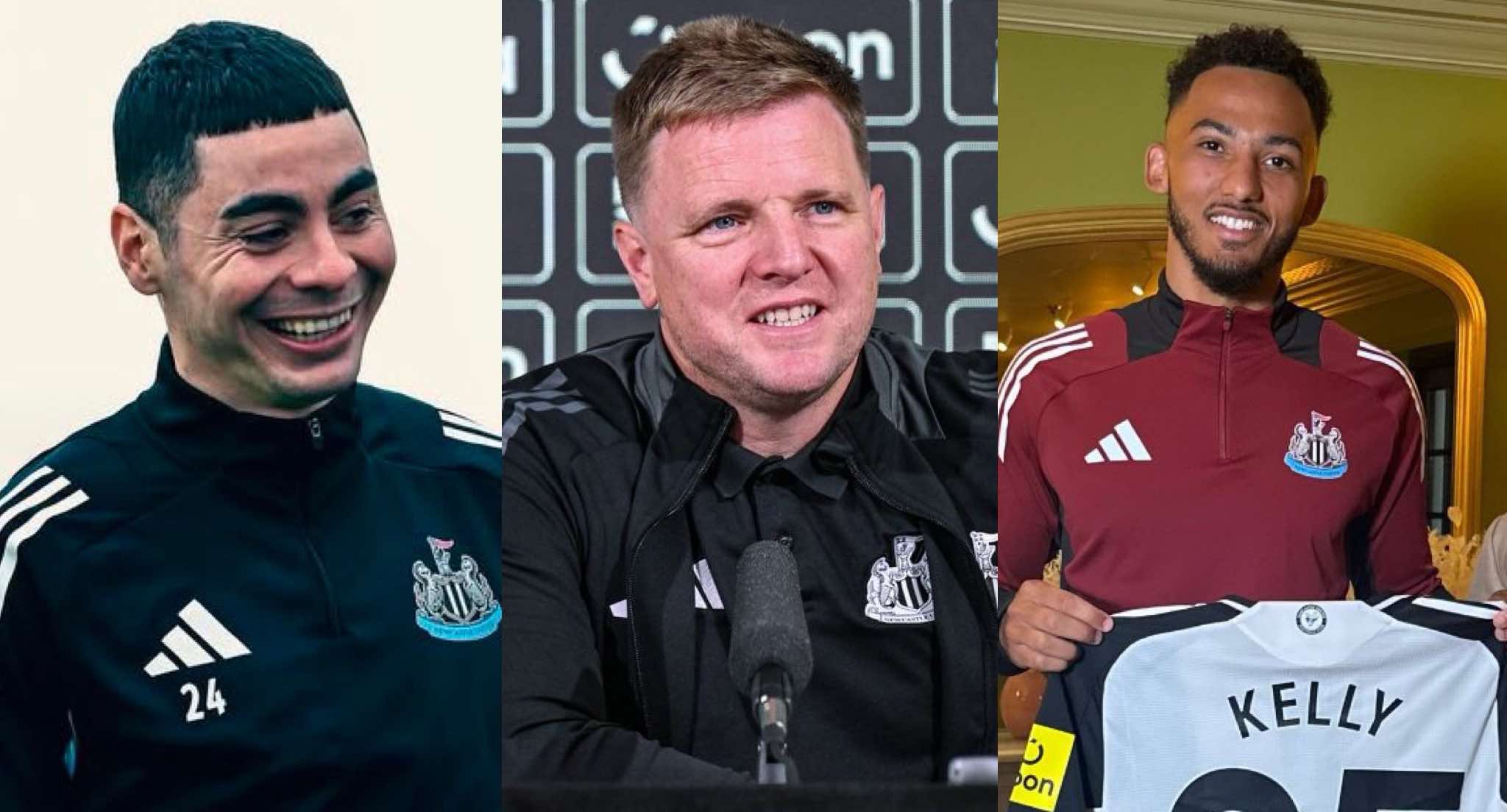 Transfer update from Eddie Howe - Almiron, Kelly, incomings and identifying targets