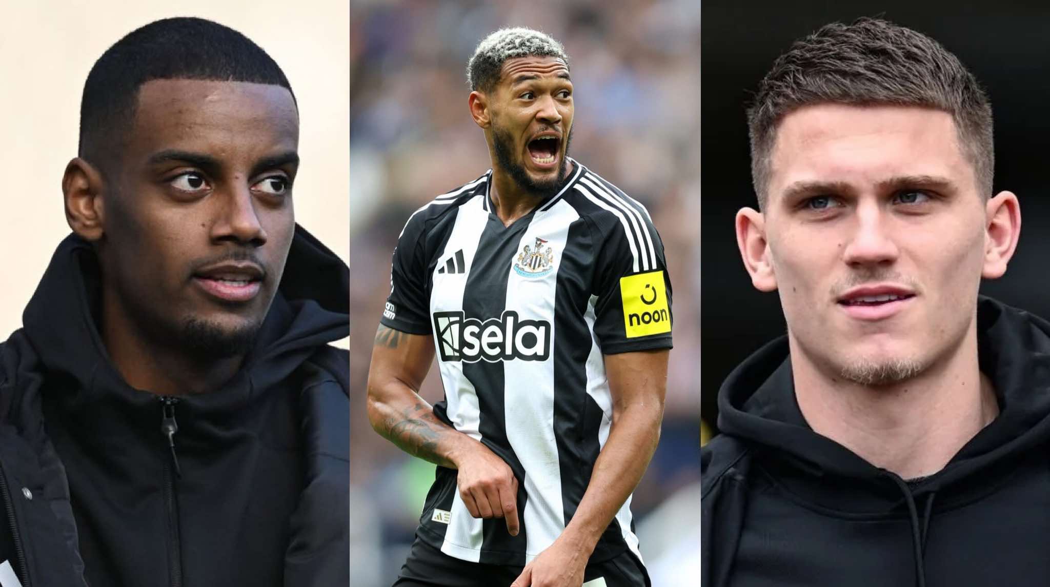 Isak, Joelinton & Botman injury update - Howe reveals latest ahead of Brighton clash