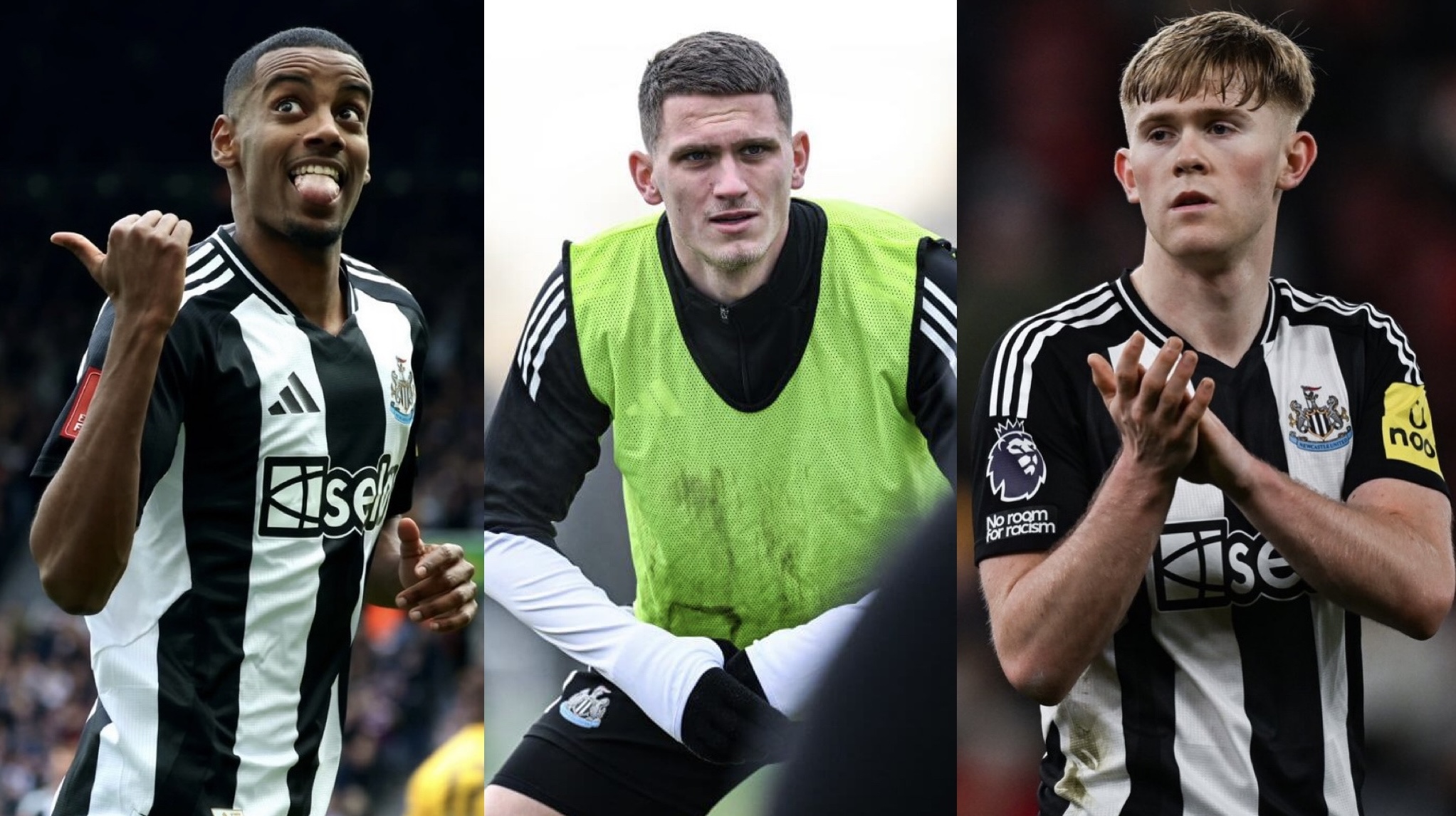 Injury updates on Hall, Isak, Botman, Trippier and Livramento - Mixed news