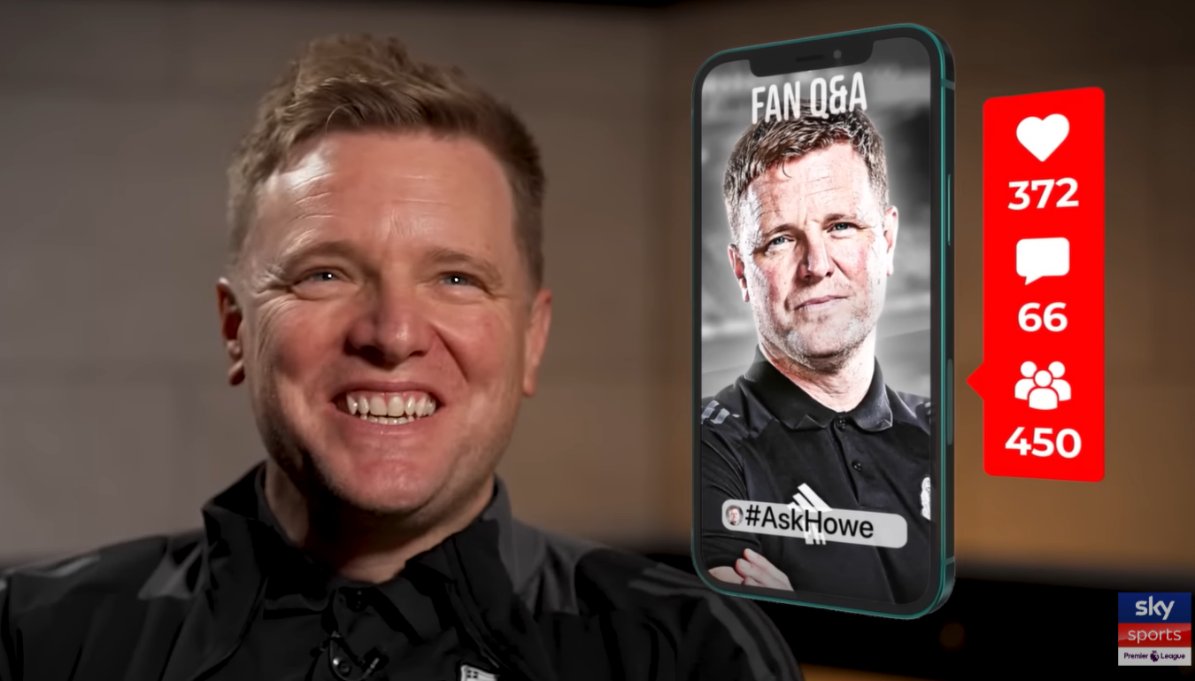 Eddie Howe answers fans questions - A great watch ahead of Newcastle vs Liverpool!