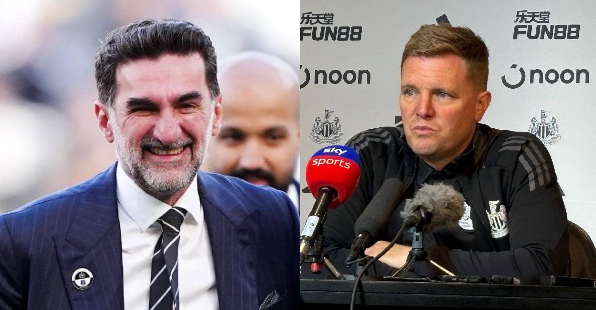 Saudi PIF hold transfer talks with Eddie Howe as boss shares early recruitment message
