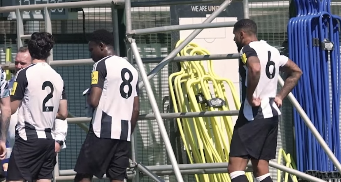Jamaal Lascelles and January signing involved in behind-closed-doors match