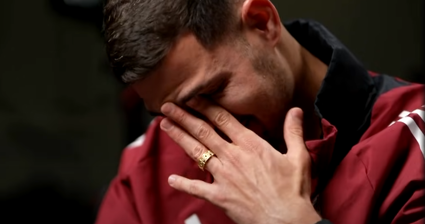 Bruno Guimaraes in tears as he's shown family's secret video - Watch emotional footage