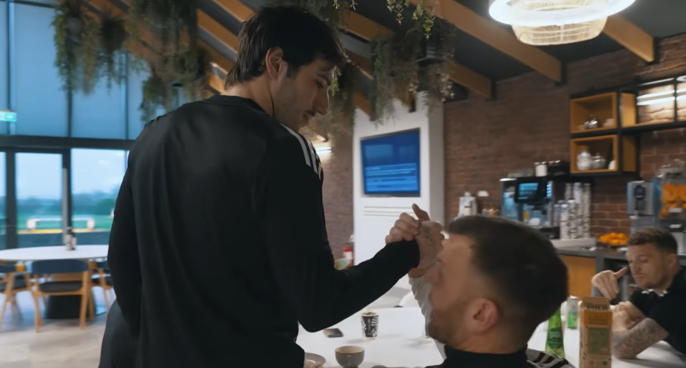Brilliant footage from Newcastle - A day in the life of Sandro Tonali