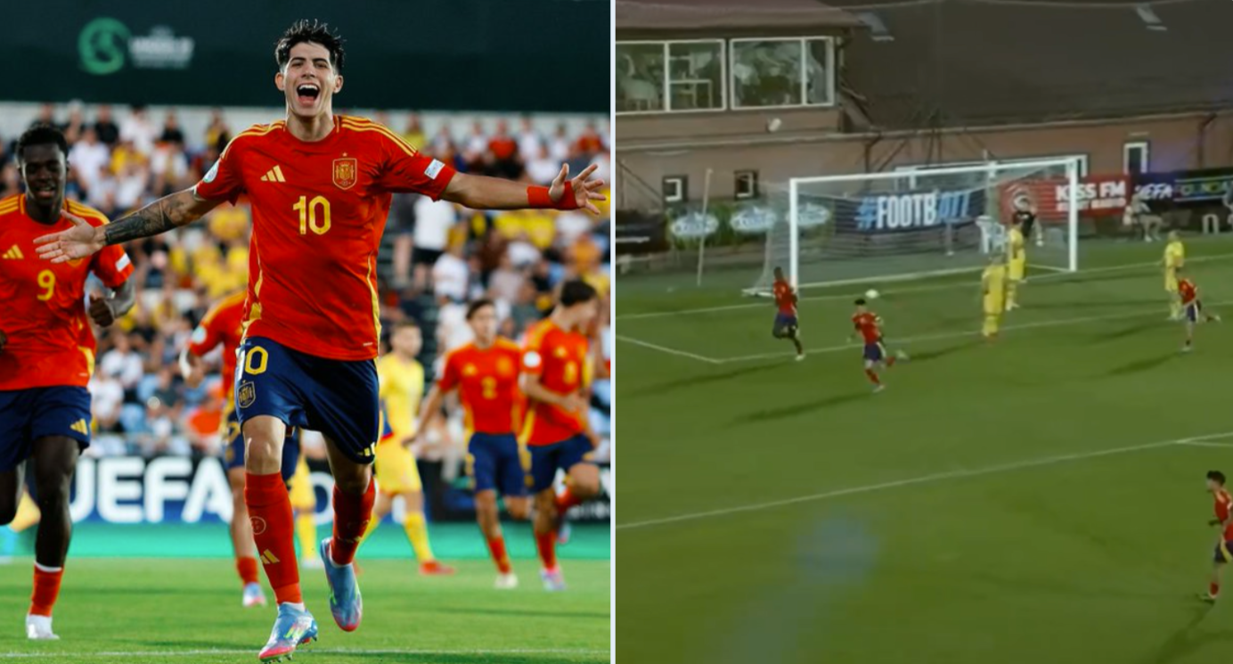Watch Antonio Cordero's goal and assist as Spain win again at Under-19 EUROs