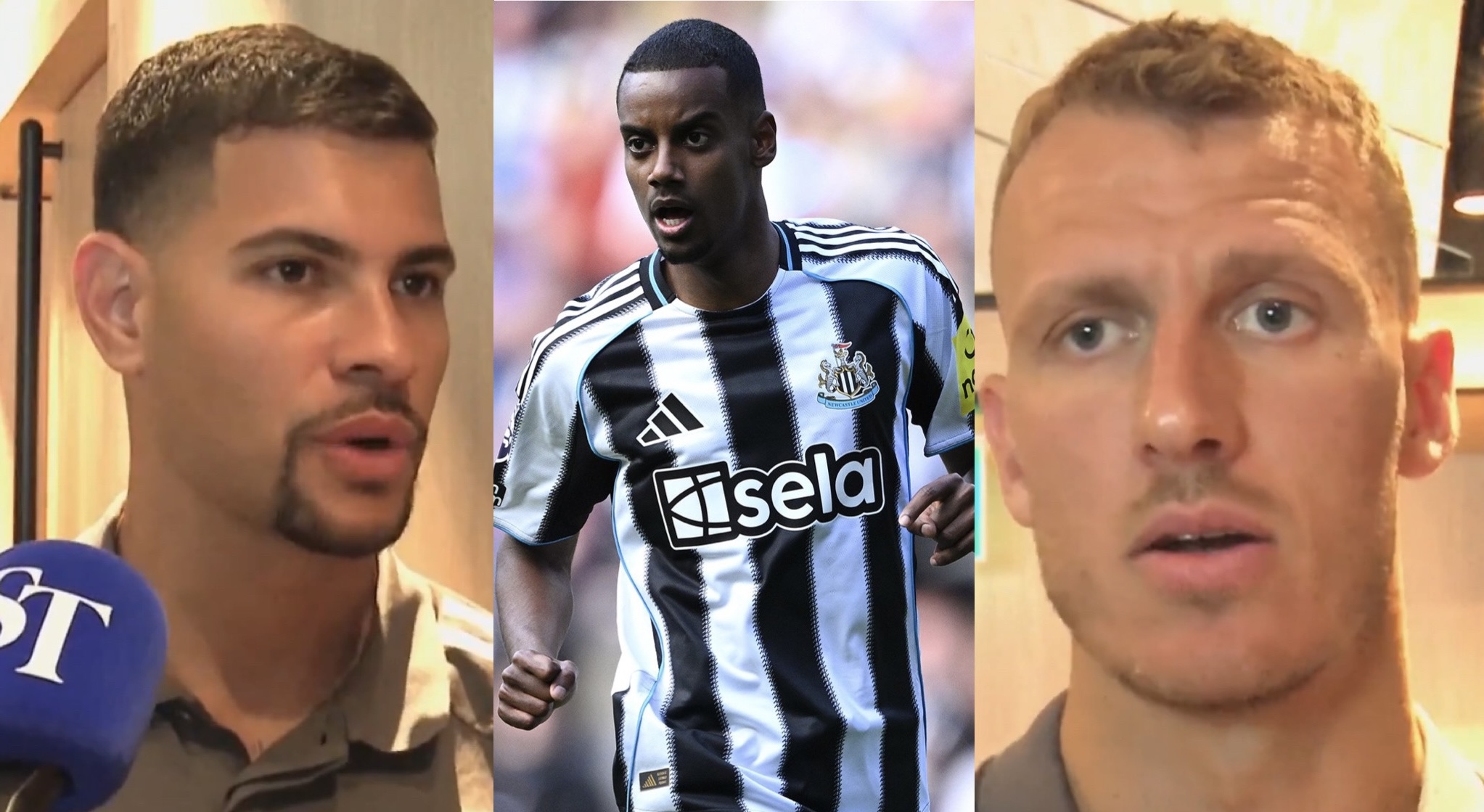 Newcastle stars speak out on Alexander Isak situation from Singapore
