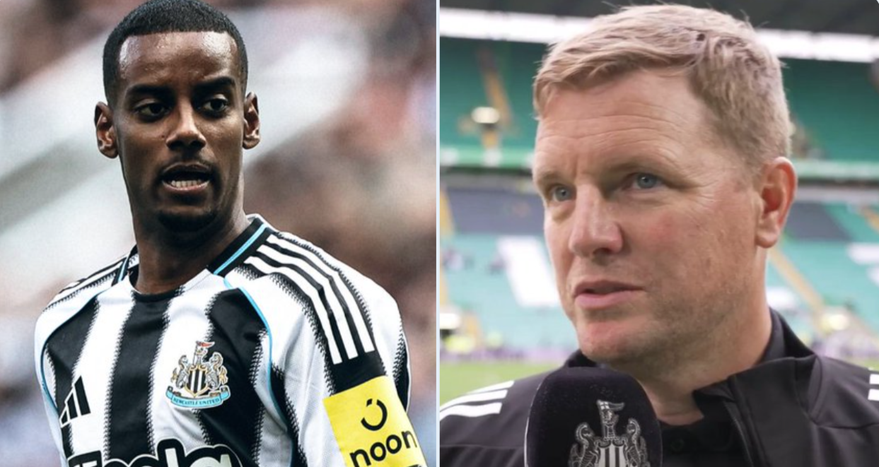Eddie Howe on Alexander Isak's future, Celtic absence and formal approach denied