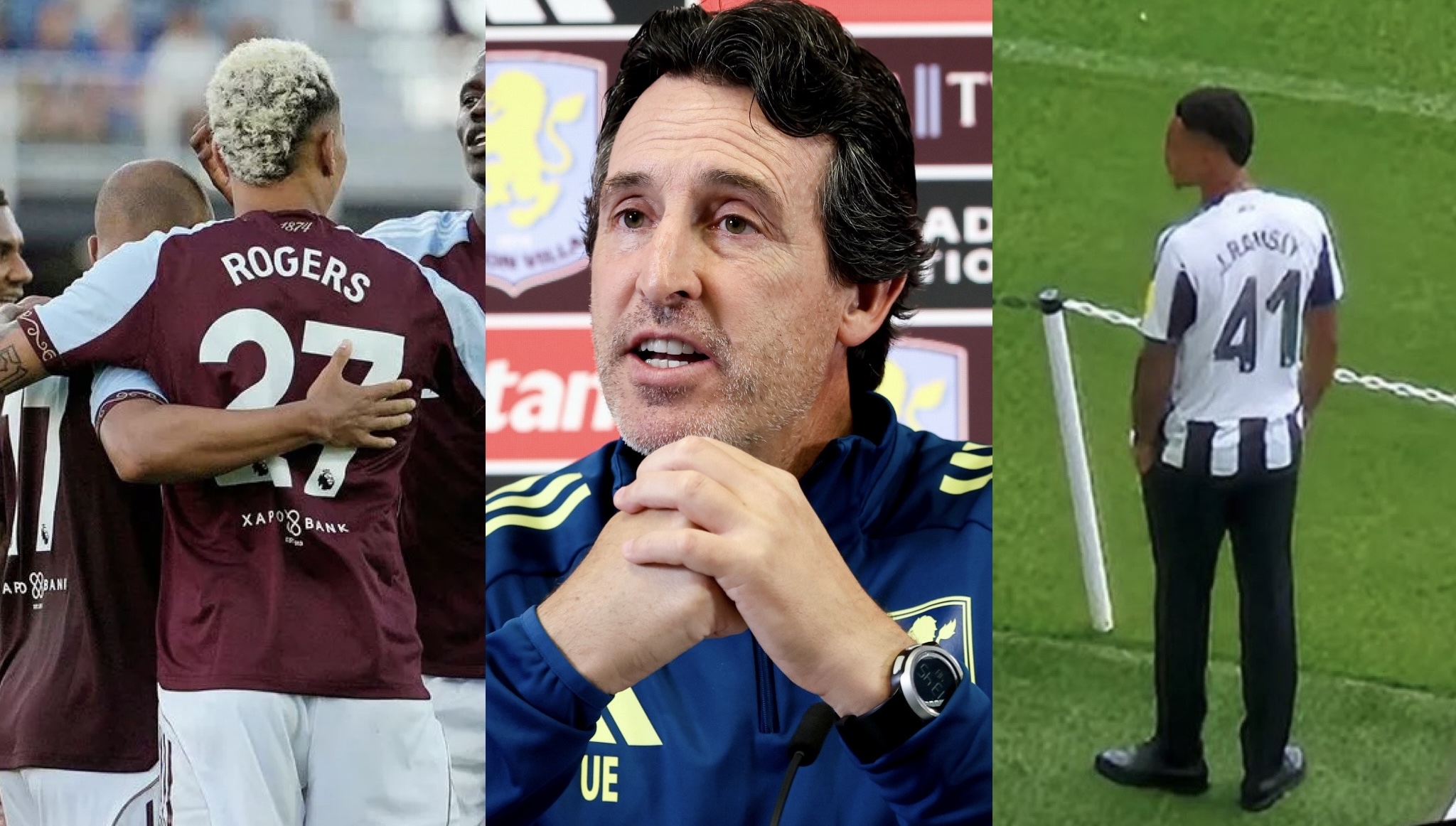Early blow for Aston Villa, Rogers update & Emery on Ramsey to Newcastle