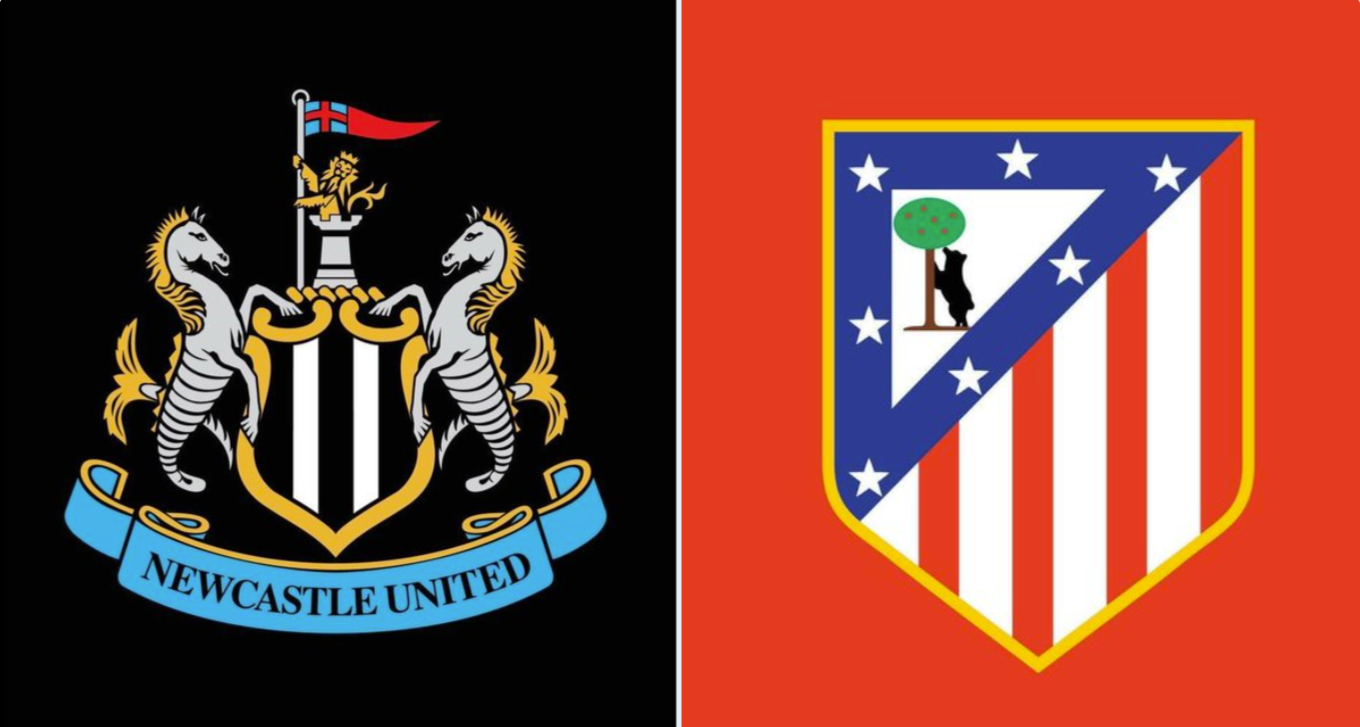 Newcastle team vs Atletico Madrid - 11 of these 12 set to start 4pm Sela Cup clash