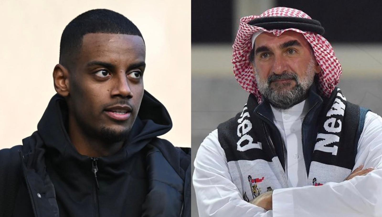 Alexander Isak refusing to play ball after meeting with PIF and Jamie Reuben - Report