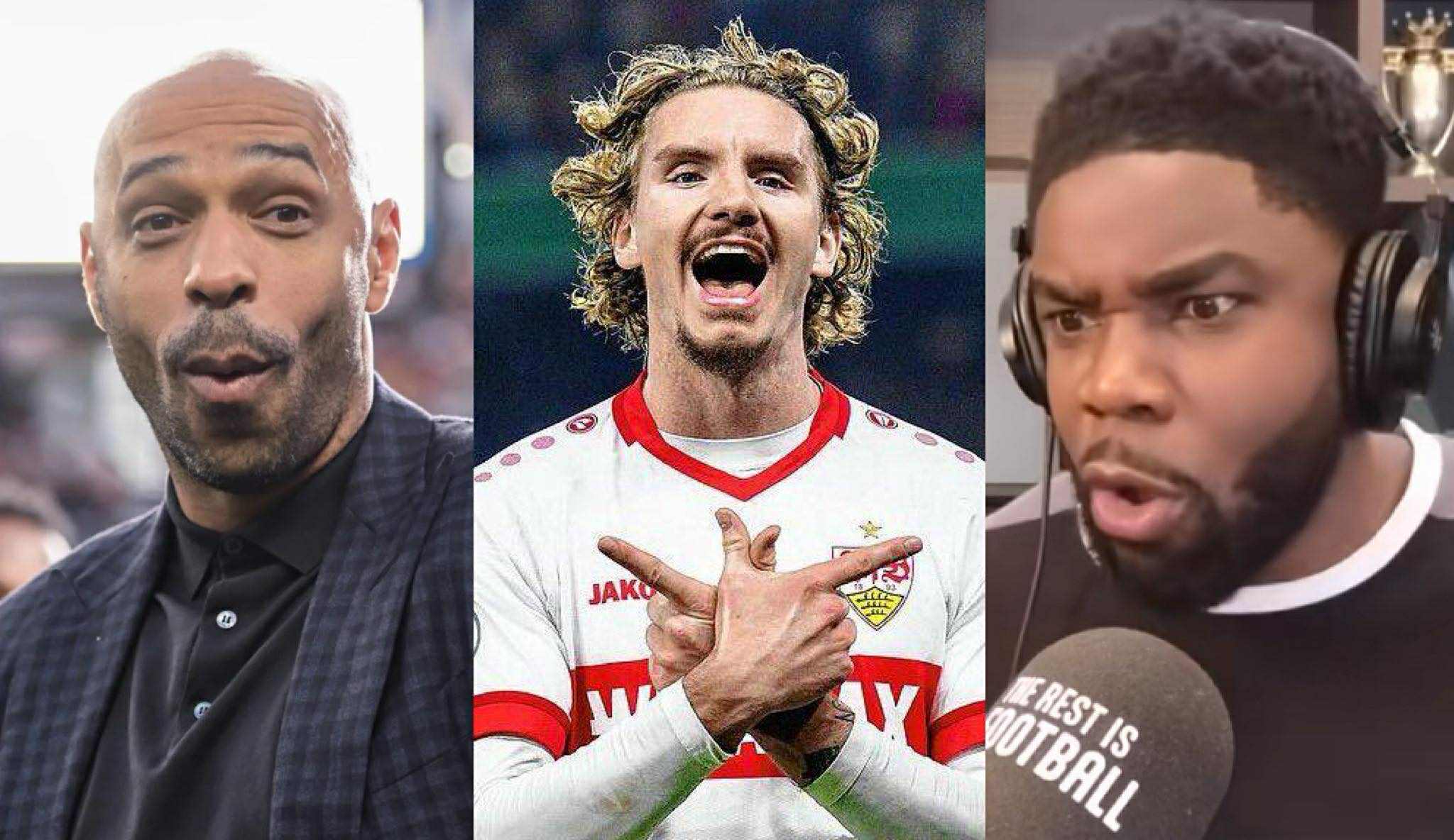 "I'm telling you now!" - Nick Woltemade blows away Micah Richards & Thierry Henry