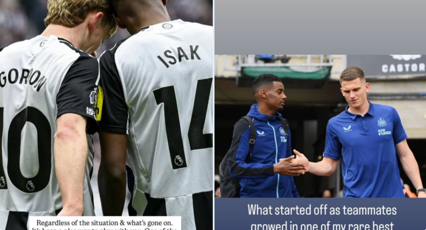 Gordon and Botman issue public messages to Alexander Isak after Liverpool move