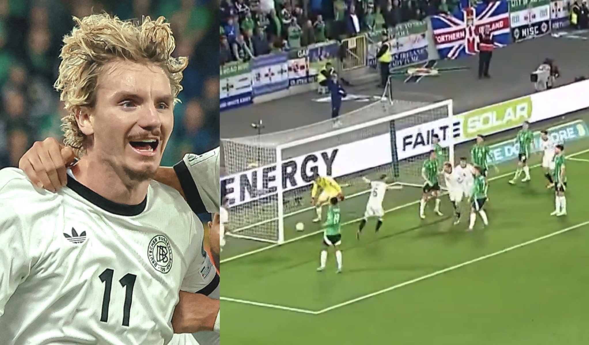 Watch Nick Woltemade score first goal for Germany in 1-0 win vs Sunderland duo