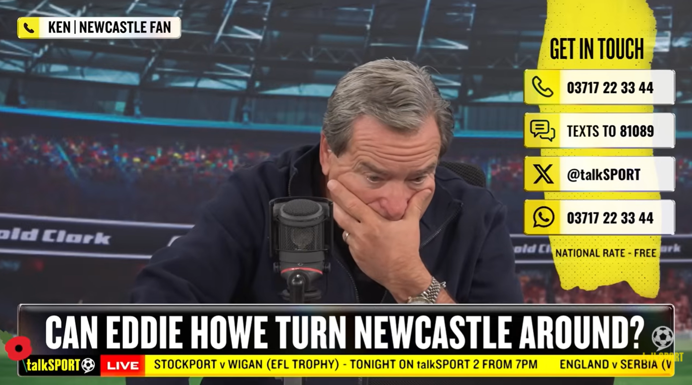 Newcastle fans call talkSPORT to debate Eddie Howe with Jeff Stelling & Ally McCoist - Video