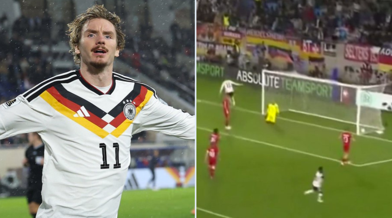 Watch Nick Woltemade's two goals for Germany in big win on Friday night