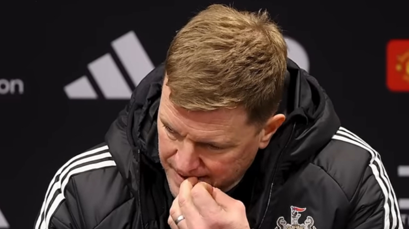 Watch Eddie Howe press conference after Man Utd 1-0 Newcastle