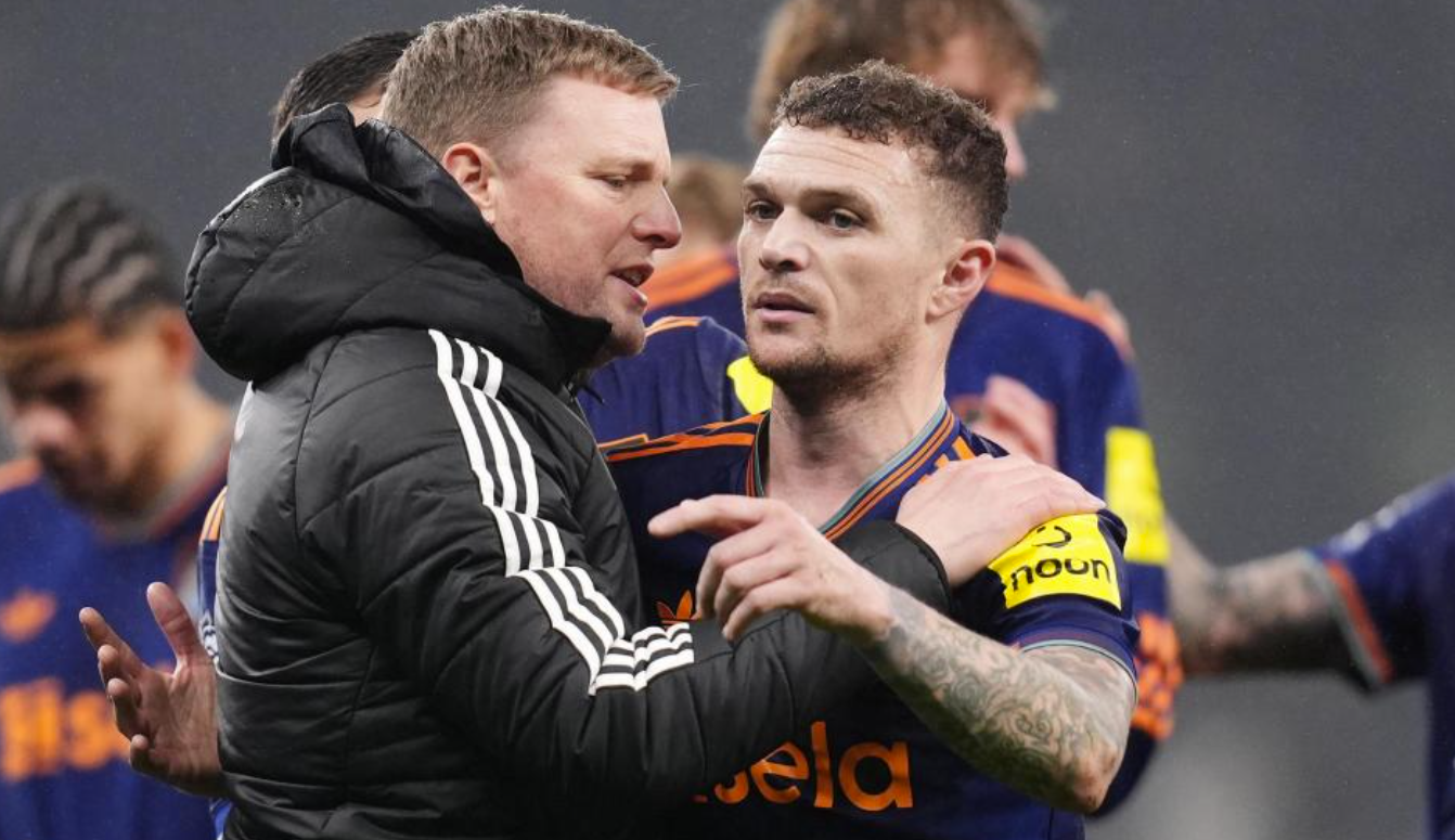 Kieran Trippier calls out 'Howe out' crowd live on BBC One - and Alan Shearer is all for it